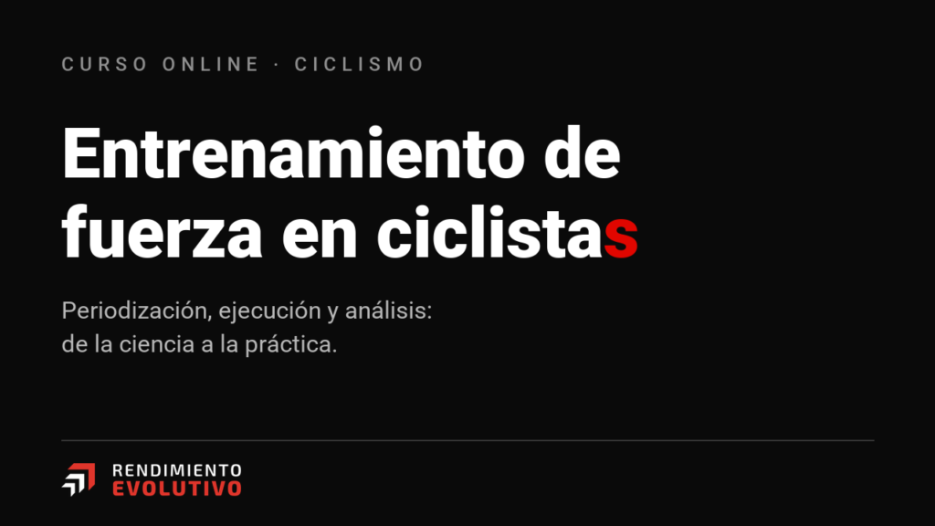 Entrenamiento de fuerza en ciclistas